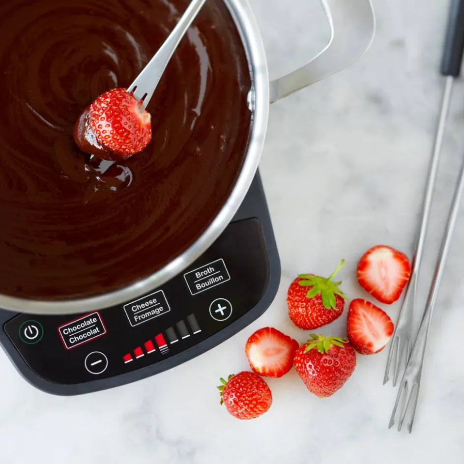 Ricardo Cuisine Accessoires À Fondue | Ensemble À Fondue-Ensemble à fondue électrique RICARDO (11 pièces)