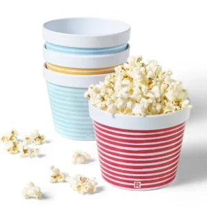 Ricardo Cuisine Vaisselle-Ensemble de 4 bols à maïs soufflé individuels RICARDO