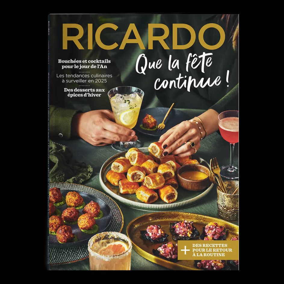 Ricardo Cuisine Livres, Magazines Et Jeu-Magazine RICARDO 2024 Vol 23 No 2 Que la fête continue