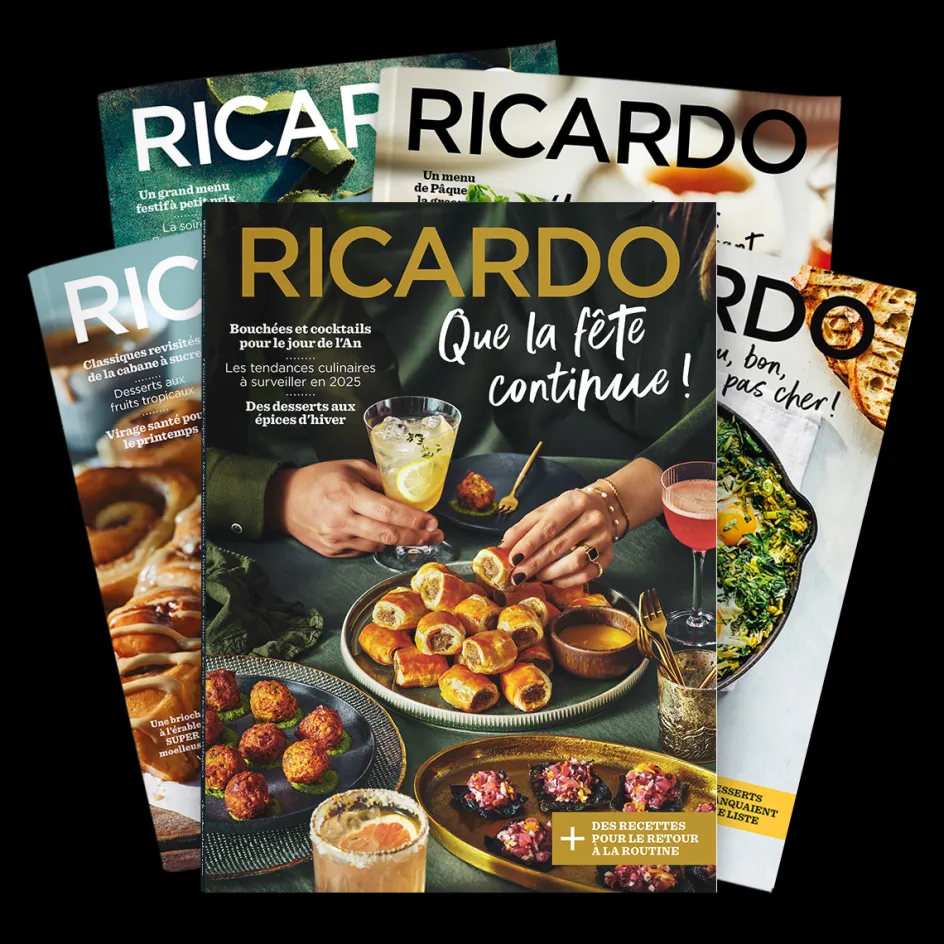 Ricardo Cuisine Livres, Magazines Et Jeu-Magazine RICARDO 2024 Vol 23 No 2 Que la fête continue