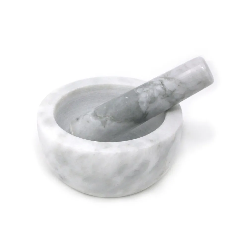 Ricardo Cuisine Accessoires De Préparation-Mortier et pilon en marbre Natural Living
