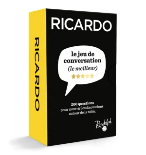 Ricardo Cuisine Livres, Magazines Et Jeu-RICARDO Le jeu de conversation (le meilleur)